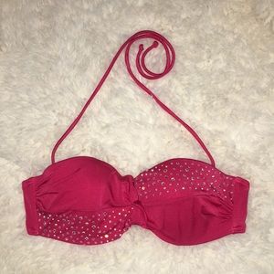 Victoria’s Secret Bikini Top With Rhinestones